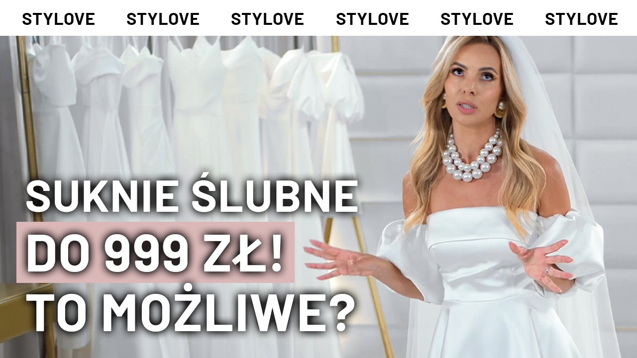 TANIE suknie ślubne!👰🏼‍♀️💰 Czy do 999 zł da się znaleźć suknię marzeń? | Izabela Janachowska