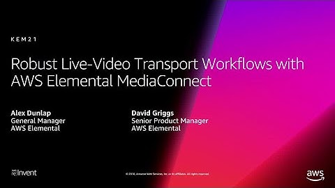 AWS re:Invent 2018: [NEW LAUNCH!] Introducing AWS Elemental MediaConnect (CTD325)