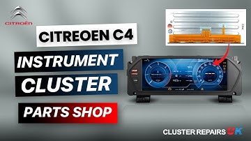 Citroen Grand C4 Picasso Instrument Cluster Display Faulty? Spare part display - 2013 to 2019 models