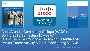 AACC - CTS-131 - CCNA R&S - Spring 2018 - PT 6.2.1.7 Configuring VLANs - Week #8