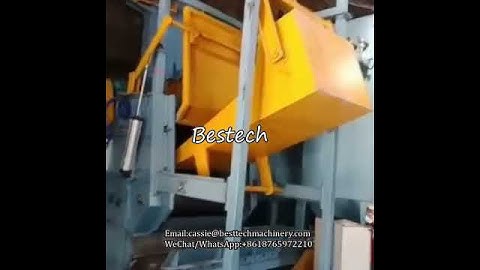 Automatic feeding tumblast shot blasting machine,auto loading tumble belt shot blasting machine