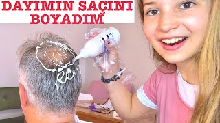 İddiayı Kaybeden Dayımın Saçını Boyadım. Ecrin Su Çoban