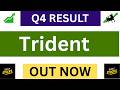 Trident Q4 results | Trident today | Trident Share News | Trident Share