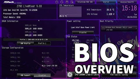 ASRock Z790 LiveMixer BIOS Overview