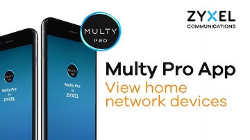View home network devices | Zyxel Multy Pro Mesh Wi-Fi app