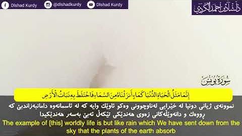 ماتيسر من سورة يونس / القارئ دلشاد احمد الكردي