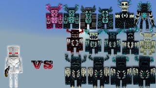 Hyper Skeleton vs Warden Plus | Minecraft Bedrock | Mob Battle