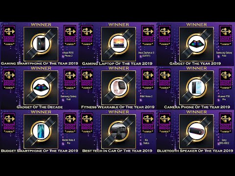 Gadget Awards 2019 - #GadgetBridgeAwards - All The Winners! - video from Gadget Bridge