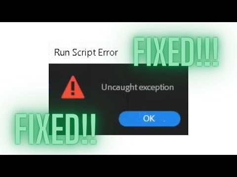 How to Fix Run Script Error Uncaught Exception in Premiere Pro & After Effects | LearnSomethingNow