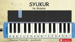 not pianika syukur - tutorial belajar pianika  - Durasi: 2:02. 