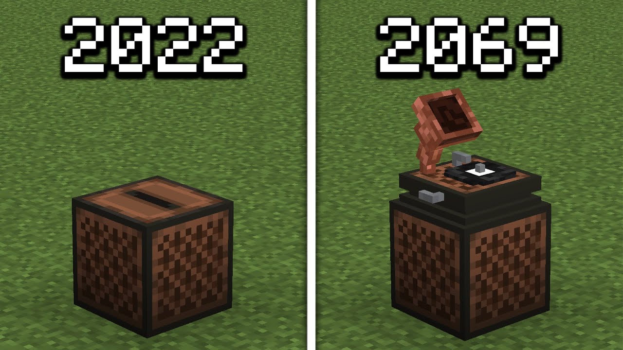 minecraft textures now vs 2069