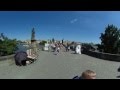 Praga - Most Karola / NAGRANIE 360' - spacer z kamerą