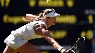 2014 Day 10 Highlights, Eugenie Bouchard vs Simona Halep, Semi-Final