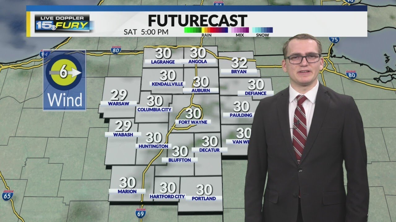 Snow on the way with more arctic air - YouTube