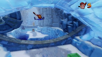 Crash Bandicoot 2 - "Cold Hard Crash" CLEAR GEM DEATH ROUTE - N. Sane Trilogy