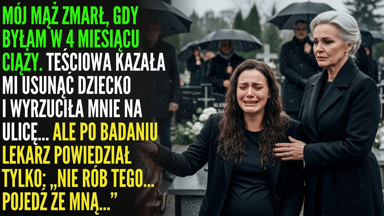 Mój mąż nagle zmarł, gdy byłam w 4. miesiącu ciąży… teściowa wyrzuciła mnie z domu