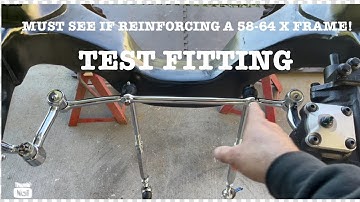 Test fitting CPP 500 gear box and steering linkage #1959impala #lowrider #classic