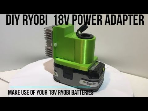 Ryobi 18V Powerstation Adapter YouTube