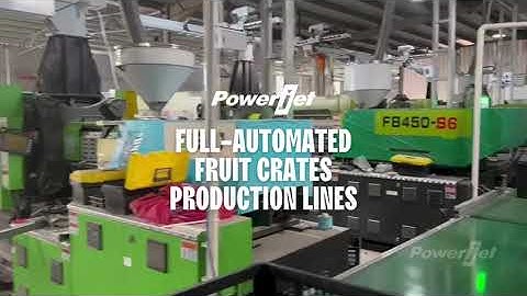 Crates Production: Plastic crate fully automatic production lines (2024)