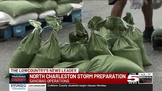 VIDEO: N. Charleston prepares for Tropical Storm Debby by handing out sandbags