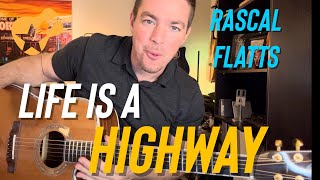 Life is a Highway | Rascal Flatts | Beginner Guitar Lesson