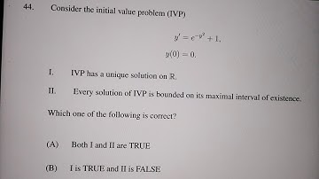Ordinary Differential Equation | Gate 2024