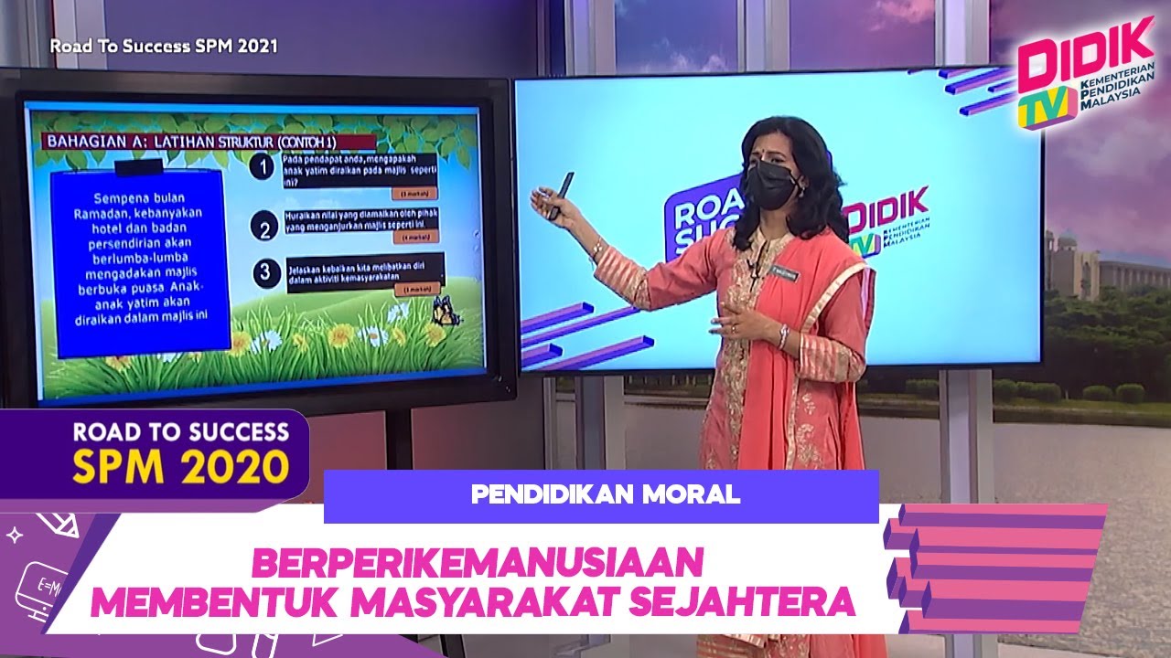 DidikTV Road To Success SPM 2021 | Pend. Moral - Berperikemanusiaan Membentuk Masyarakat Sejahtera