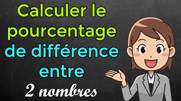 Comment calculer le pourcentage de différence entre deux nombres