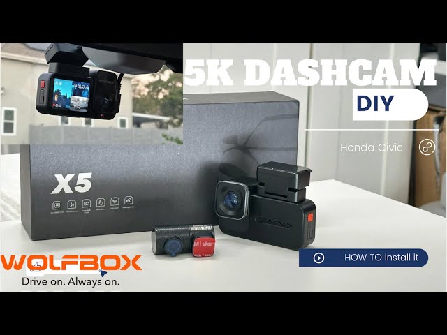 WOLFBOX X5 3 Channel Dash Cam with voice control - YouTube