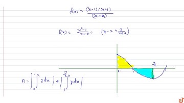 Area bounded by `f (x)=((x-1)(x+1))/(x-2)` x-axis and ordinates `x = 0` and `x = 3/ 2` is