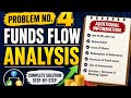 Problem no -4 in funds flow analysis with additional information.