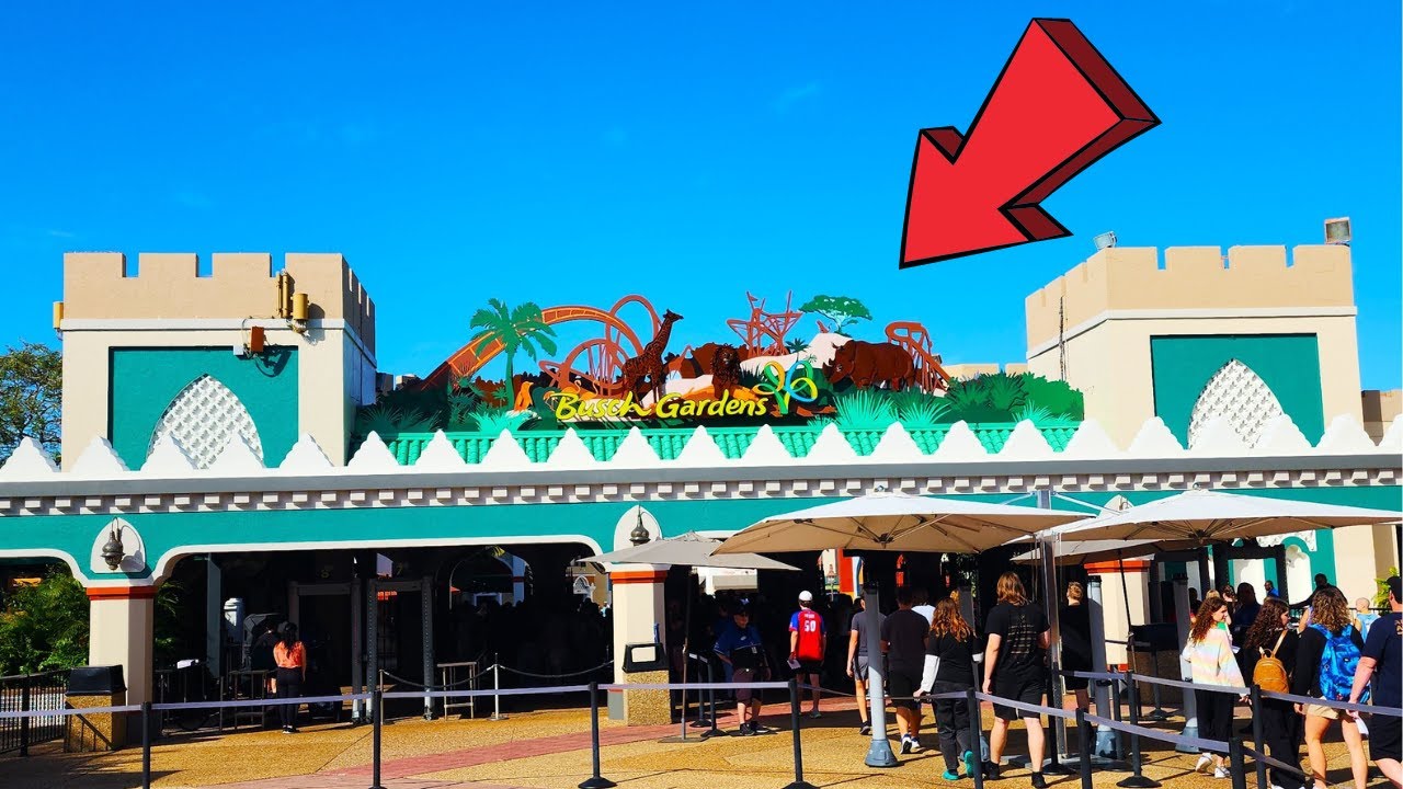 Busch Gardens Tampa Bay Florida Ultimate  Full Tour