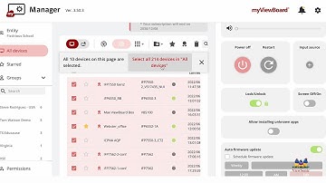 myViewBoard Manager: Groups