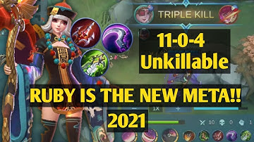 RUBY IS THE NEW META!! | Ruby Best Build 2021 | Mobile Legends | MLBB