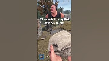 Bro really killed me for a rock and some twigs #rust #rustgame #gaming #fyp #viral