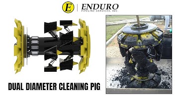 DUAL DIAMETER CLEANING PIG