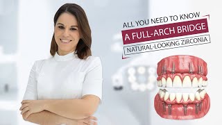 All you need to know about naturallooking Zirconia on A FullArch Bridge with Dr Gomes