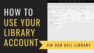 Using Your Library Account
