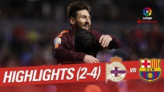 Highlights RC Deportivo vs FC Barcelona (2-4)
