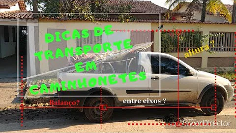 Como transportar malas em caminhonete?