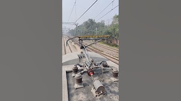 pantograph work in railway 🚂