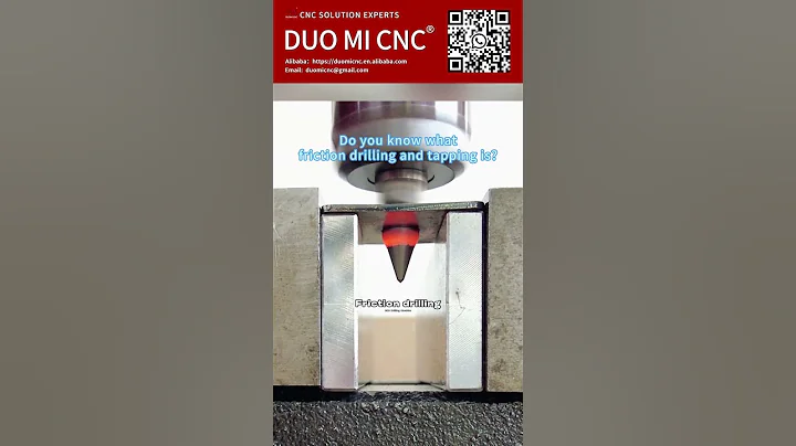 Do you know what friction drilling and tapping is?#flowdrill #frictiondrilling#flowingdrill #cncmill