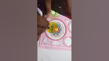 The Magic Ruler.🥰. #shorts #art #spiroart #spirograph #spirography #satisfying #relaxing #drawing