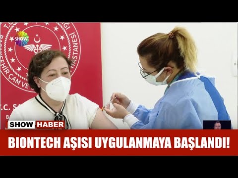 Biontech aşısı uygulanmaya
