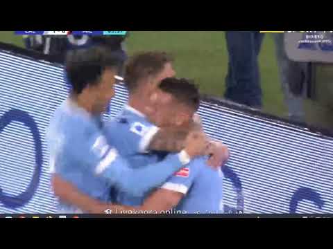 هدف لاتسيو الاول ضد ميلان هدف تشيرو إيموبيلي على ميلان