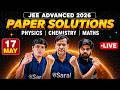JEE Advanced 2026 Live Paper Discussion, Answer Key &amp; Solution