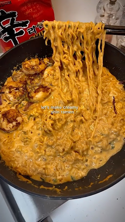 The Best Shin Ramen You’ll Crave Every Single Day🔥 #asmrfood #mukbang #shrimp