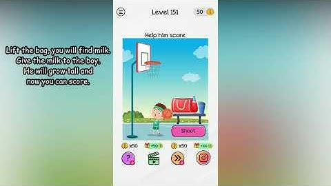 Braindom Level 151 Help him score