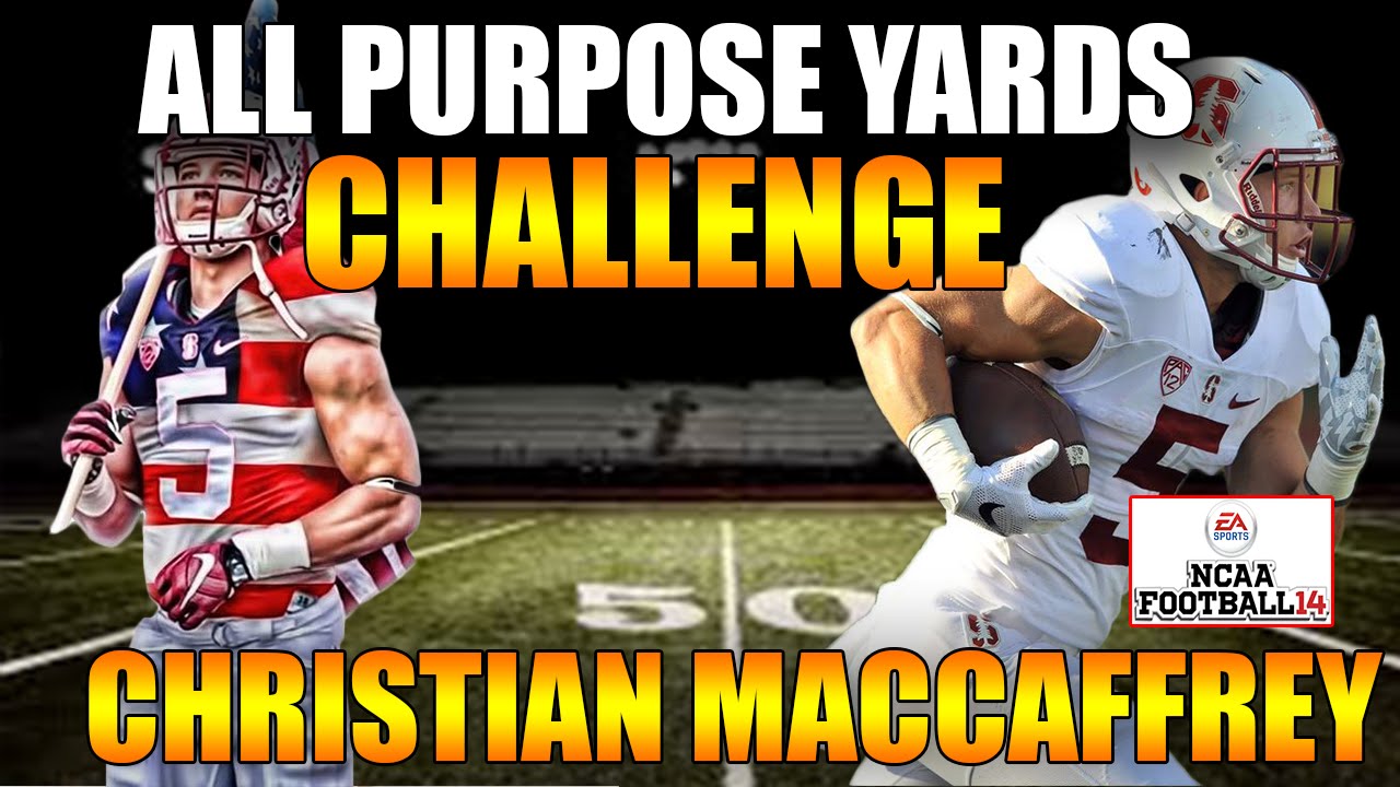 CAN I BREAK THE SINGLE GAME ALL PURPOSE YARDS RECORD WITH CHRISTIAN