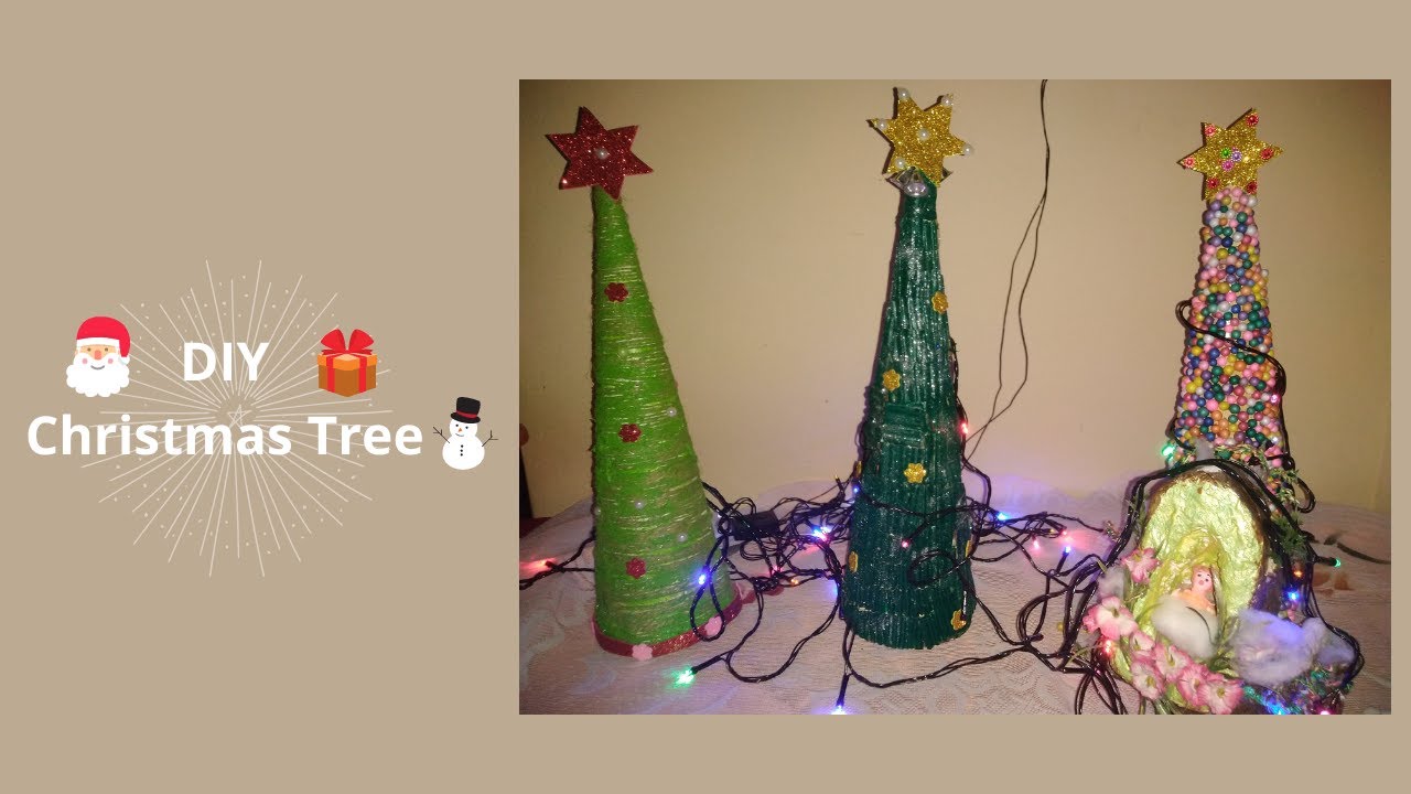 3 Easy DIY Christmas Tree Ideas Best Out Of Waste Amazing Christmas